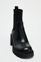 NEOPRENE EFFECT CHELSEA BOOTS