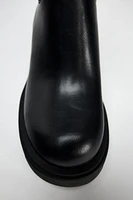 NEOPRENE EFFECT CHELSEA BOOTS