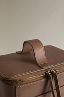 MEDIUM LEATHER COSMETIC BAG