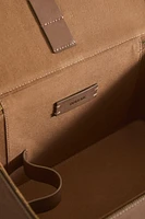 LEATHER MAKEUP BAG