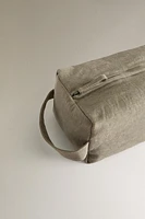 MEDIUM LINEN MAKEUP BAG