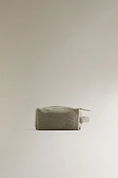 SMALL LINEN MAKEUP BAG