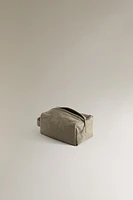 SMALL LINEN MAKEUP BAG