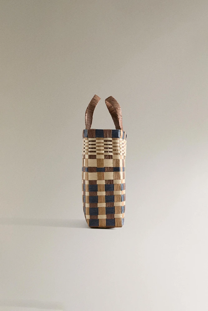 MINI SAC CABAS MULTICOLORE