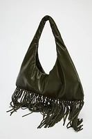 FRINGED SHOULDER BAG