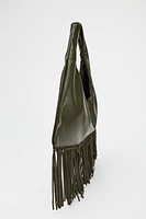 FRINGED SHOULDER BAG