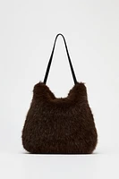 FAUX FUR MAXI BUCKET BAG LIMITED EDITION