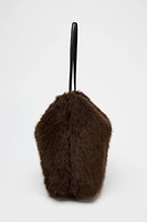 FAUX FUR MAXI BUCKET BAG LIMITED EDITION