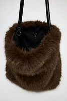 FAUX FUR MAXI BUCKET BAG LIMITED EDITION