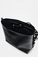 DOUBLE STRAP BUCKET BAG