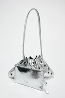 METAL GROMMETS MINI BUCKET BAG