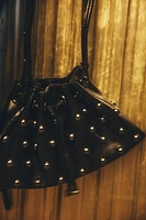 STUDDED MINI BUCKET BAG