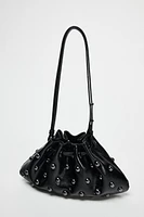 STUDDED MINI BUCKET BAG