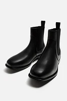 LEATHER CHELSEA BOOTS