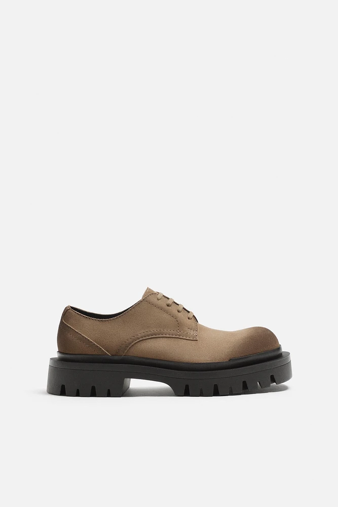 THICK SOLE LEATHER SHOE