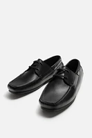 LEATHER BOAT SHOES