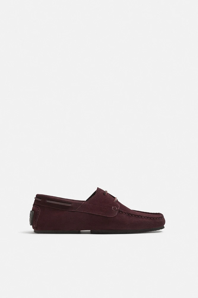 CHAUSSURES BATEAU EN CUIR