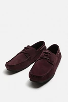 LEATHER BOAT SHOES