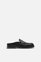 FLAT LEATHER LOAFERS