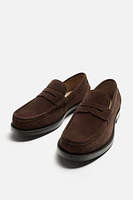 LEATHER PENNY LOAFERS