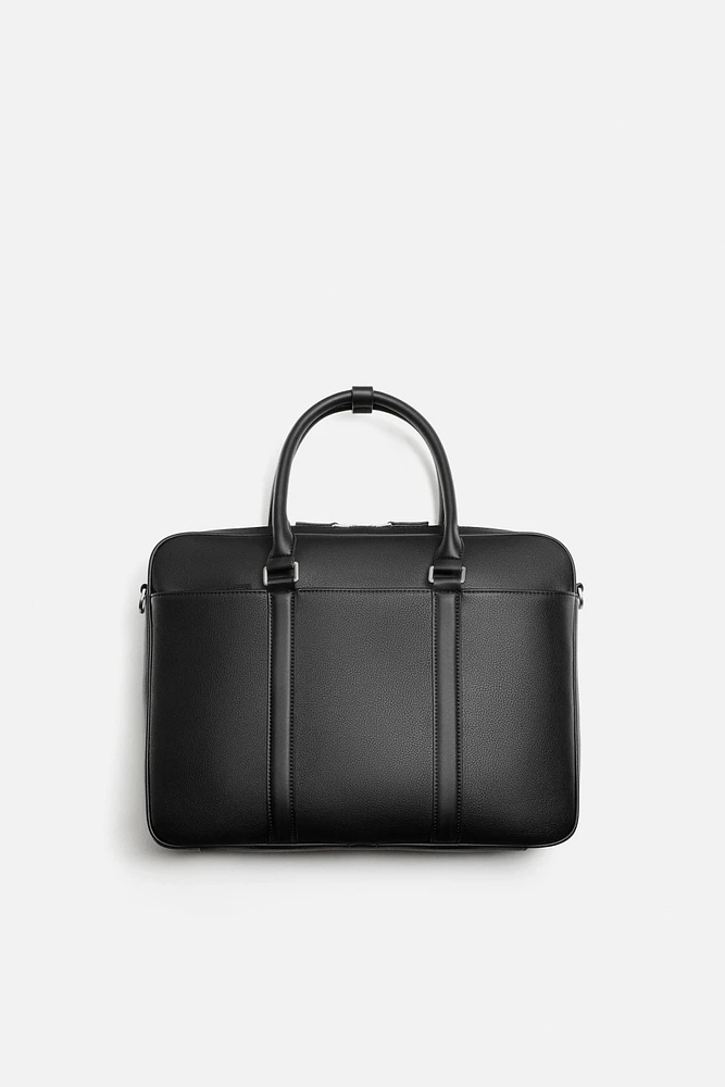 DOUBLE TEXTURED BRIEFCASE