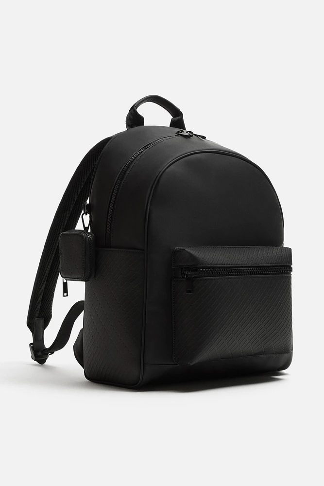 RUBBERIZED BACKPACK