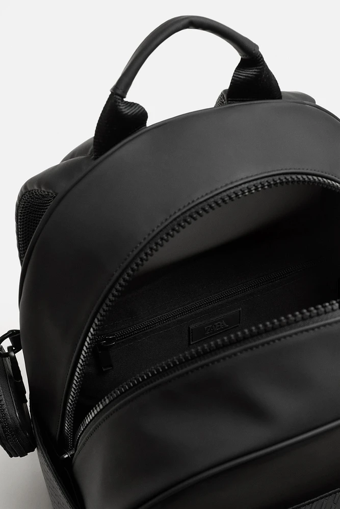 RUBBERIZED BACKPACK