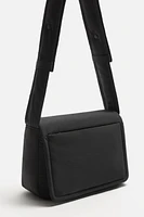 NYLON FLAP CROSSBODY BAG