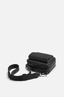 RUBBERIZED CROSSBODY BAG