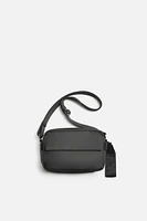 RUBBERIZED CROSSBODY BAG