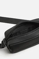 RUBBERIZED CROSSBODY BAG