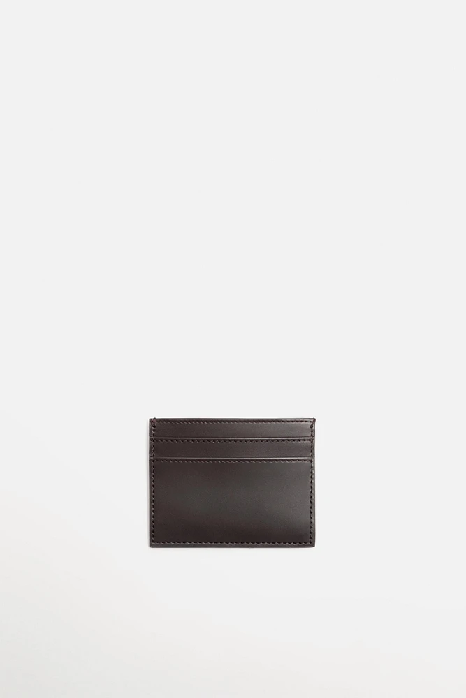 LEATHER CARD HOLDER