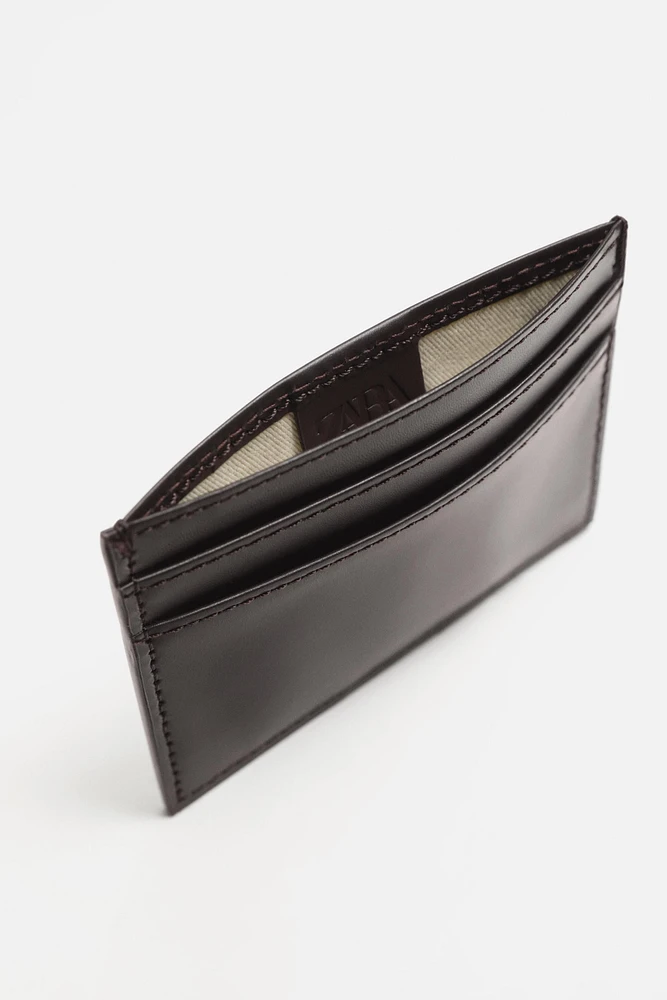 LEATHER CARD HOLDER