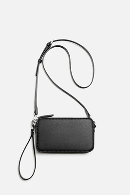 TEXTURED CROSSBODY BAG