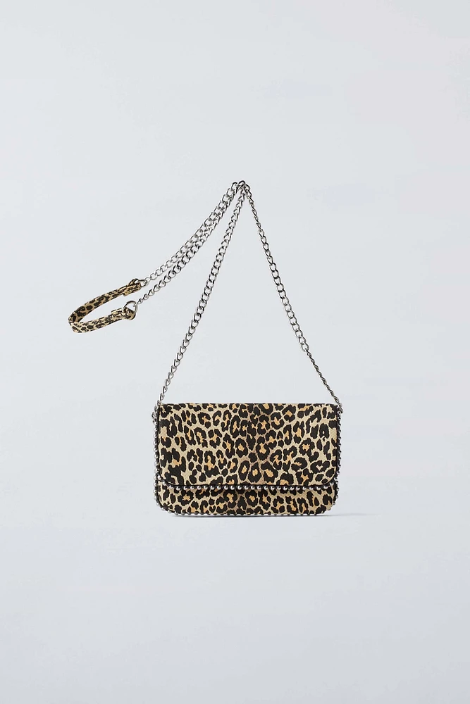 ANIMAL PRINT CROSSBODY BAG