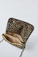 ANIMAL PRINT CROSSBODY BAG