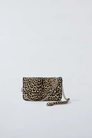 ANIMAL PRINT CROSSBODY BAG