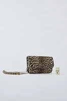 ANIMAL PRINT CROSSBODY BAG