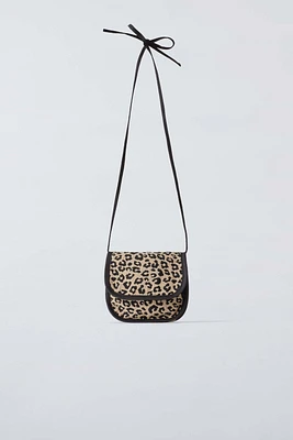 ANIMAL PRINT CROSSBODY BAG