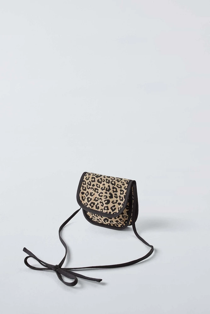 ANIMAL PRINT CROSSBODY BAG