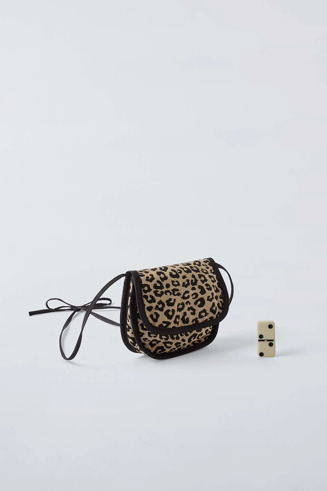 ANIMAL PRINT CROSSBODY BAG