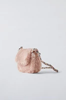 SOFT FAUX FUR CROSSBODY BAG