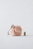 SOFT FAUX FUR CROSSBODY BAG