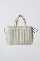 STRIPED DIAPER BAG PACK