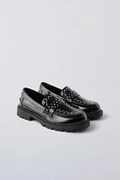 STUDDED LOAFERS