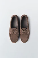 LEATHER BOAT SHOES LIMITED EDITION