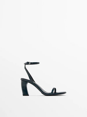 High-heel sandals with strap - STUDIO