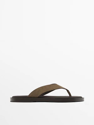 Sandales à entredoigt
