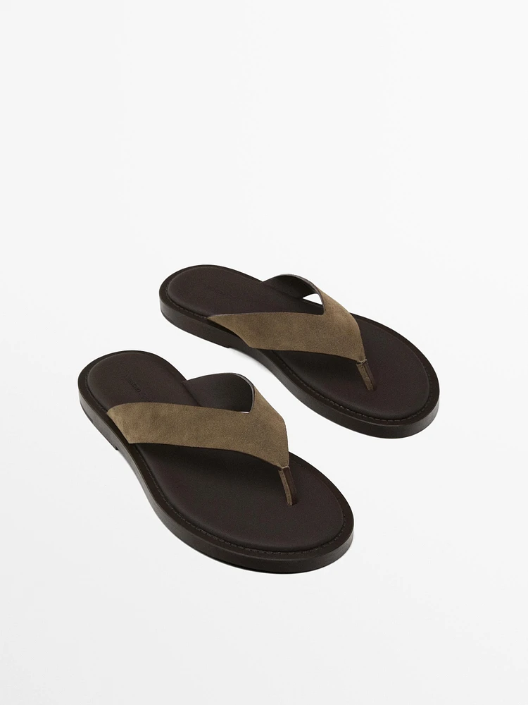 Sandales à entredoigt