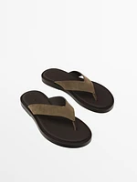 Sandales à entredoigt